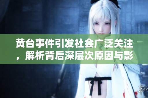 黄台事件引发社会广泛关注，解析背后深层次原因与影响