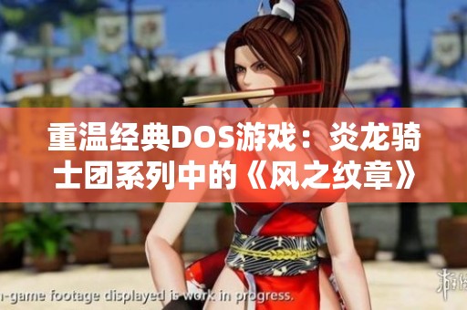 重温经典DOS游戏：炎龙骑士团系列中的《风之纹章》魅力探秘
