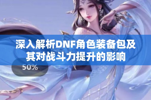 深入解析DNF角色装备包及其对战斗力提升的影响