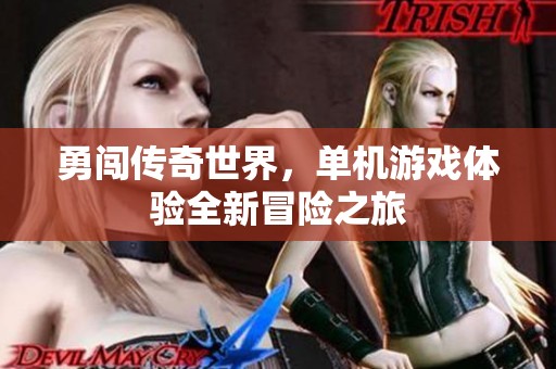 勇闯传奇世界，单机游戏体验全新冒险之旅