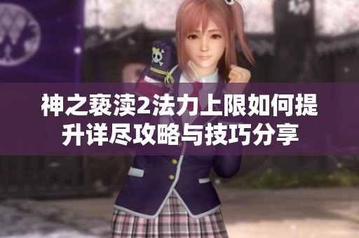 神之亵渎2法力上限如何提升详尽攻略与技巧分享