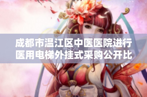 成都市温江区中医医院进行医用电梯外挂式采购公开比选公告