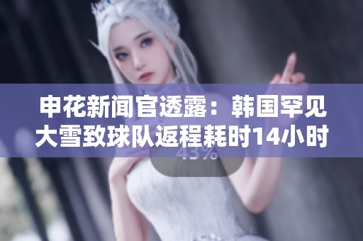 申花新闻官透露：韩国罕见大雪致球队返程耗时14小时