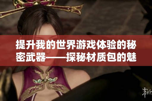 提升我的世界游戏体验的秘密武器——探秘材质包的魅力