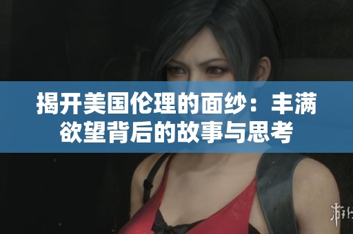 揭开美国伦理的面纱：丰满欲望背后的故事与思考