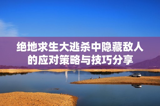 绝地求生大逃杀中隐藏敌人的应对策略与技巧分享