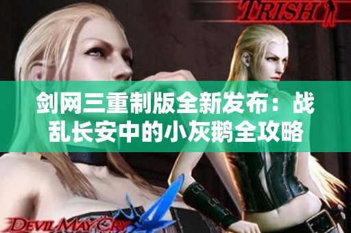 剑网三重制版全新发布：战乱长安中的小灰鹅全攻略