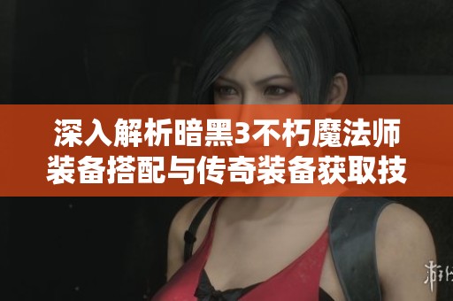 深入解析暗黑3不朽魔法师装备搭配与传奇装备获取技巧