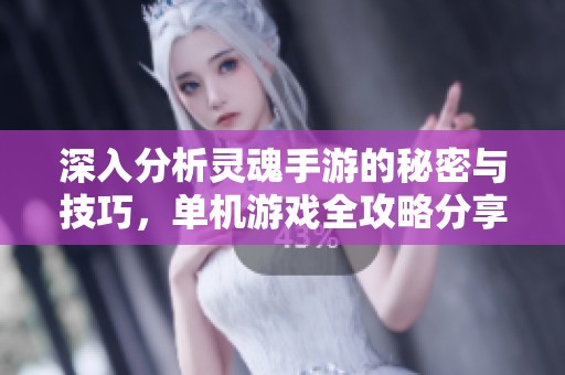 深入分析灵魂手游的秘密与技巧，单机游戏全攻略分享