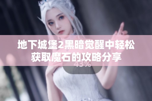 地下城堡2黑暗觉醒中轻松获取魔石的攻略分享