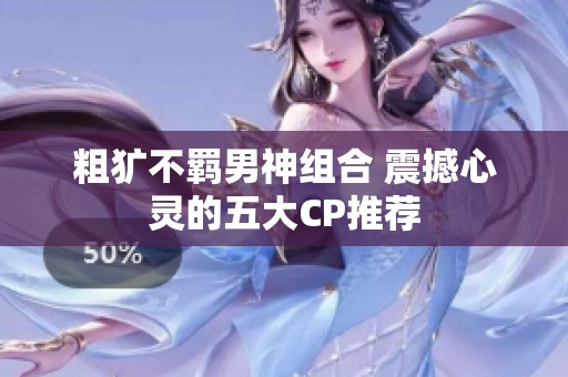 粗犷不羁男神组合 震撼心灵的五大CP推荐