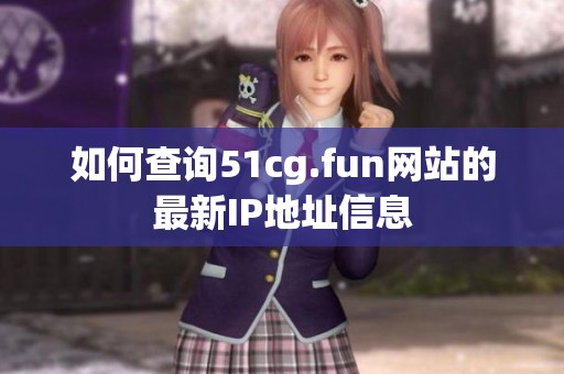 如何查询51cg.fun网站的最新IP地址信息