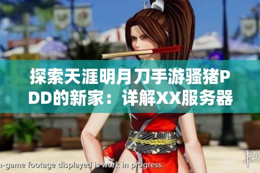 探索天涯明月刀手游骚猪PDD的新家：详解XX服务器特色