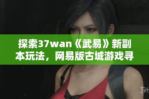 探索37wan《武易》新副本玩法，网易版古城游戏寻找攻略