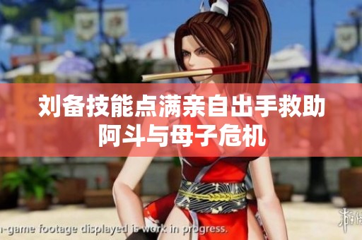 刘备技能点满亲自出手救助阿斗与母子危机