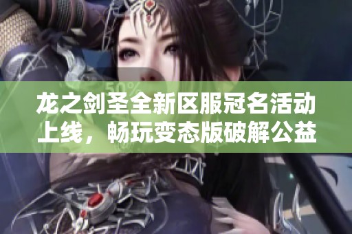 龙之剑圣全新区服冠名活动上线，畅玩变态版破解公益手游