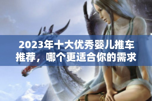 2023年十大优秀婴儿推车推荐，哪个更适合你的需求？