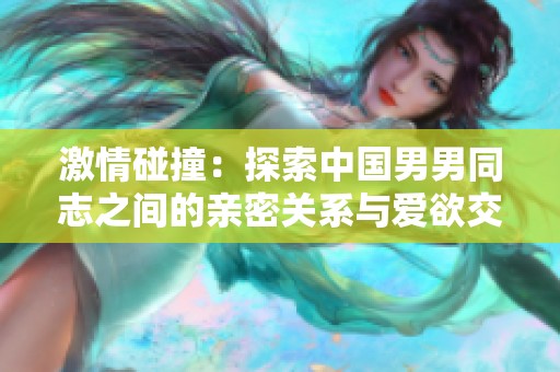 激情碰撞：探索中国男男同志之间的亲密关系与爱欲交融