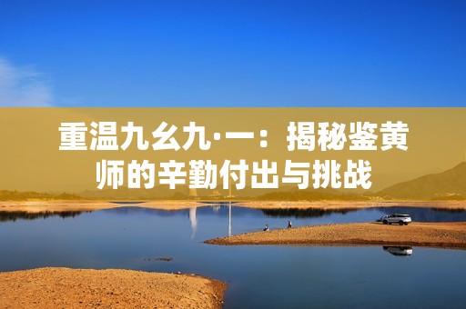 重温九幺九·一：揭秘鉴黄师的辛勤付出与挑战