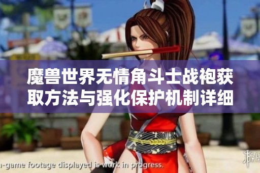 魔兽世界无情角斗士战袍获取方法与强化保护机制详细解析