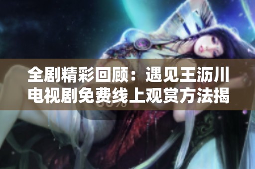 全剧精彩回顾：遇见王沥川电视剧免费线上观赏方法揭秘