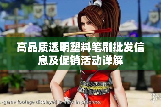 高品质透明塑料笔刷批发信息及促销活动详解