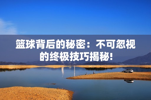 篮球背后的秘密：不可忽视的终极技巧揭秘!
