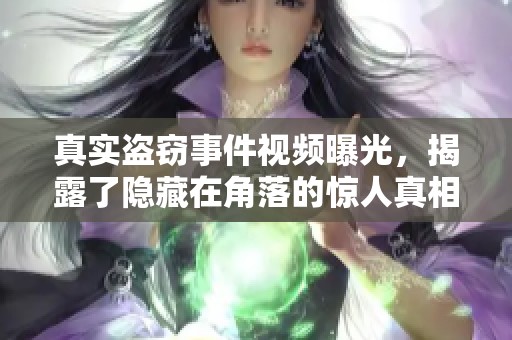 真实盗窃事件视频曝光，揭露了隐藏在角落的惊人真相
