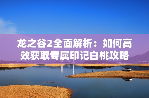 龙之谷2全面解析：如何高效获取专属印记白桃攻略