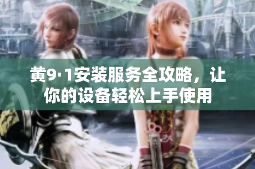 黄9·1安装服务全攻略，让你的设备轻松上手使用