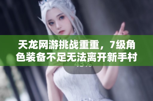 天龙网游挑战重重，7级角色装备不足无法离开新手村的现状分析与讨论