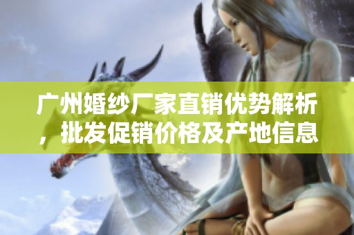 广州婚纱厂家直销优势解析，批发促销价格及产地信息尽在其中