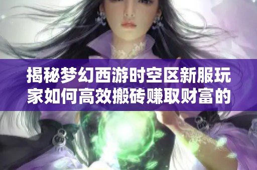 揭秘梦幻西游时空区新服玩家如何高效搬砖赚取财富的实用攻略