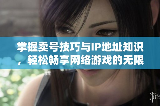 掌握卖号技巧与IP地址知识，轻松畅享网络游戏的无限乐趣与精彩体验