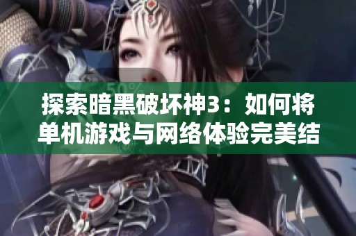 探索暗黑破坏神3：如何将单机游戏与网络体验完美结合的深度解析