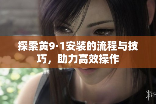 探索黄9·1安装的流程与技巧，助力高效操作