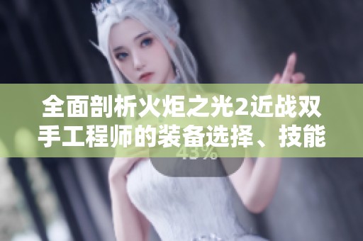 全面剖析火炬之光2近战双手工程师的装备选择、技能搭配与实战技巧