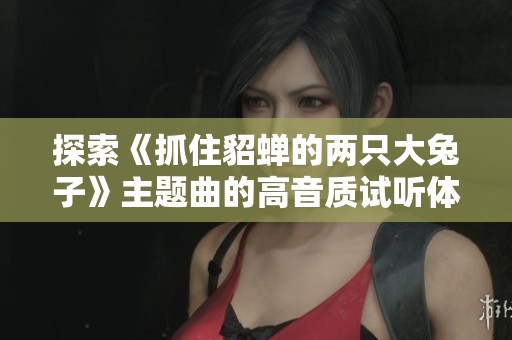 探索《抓住貂蝉的两只大兔子》主题曲的高音质试听体验与音乐魅力