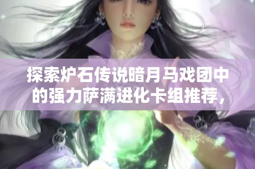 探索炉石传说暗月马戏团中的强力萨满进化卡组推荐，助你快速提升战斗力
