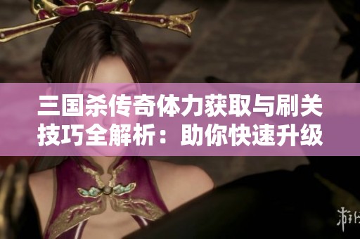三国杀传奇体力获取与刷关技巧全解析：助你快速升级的秘籍分享