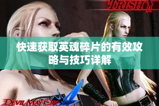 快速获取英魂碎片的有效攻略与技巧详解