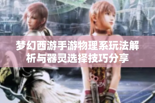 梦幻西游手游物理系玩法解析与器灵选择技巧分享