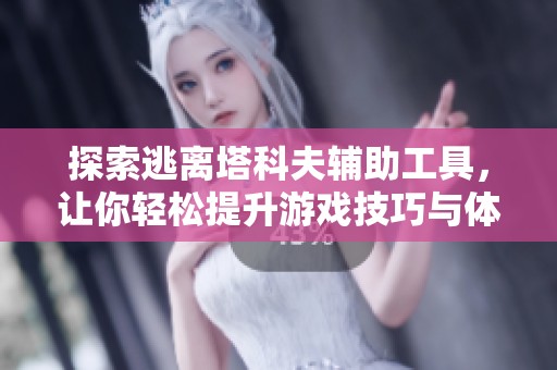 探索逃离塔科夫辅助工具，让你轻松提升游戏技巧与体验