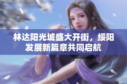 林达阳光城盛大开街，绥阳发展新篇章共同启航