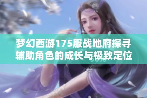 梦幻西游175服战地府探寻辅助角色的成长与极致定位之路