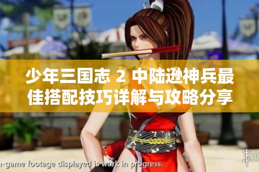 少年三国志 2 中陆逊神兵最佳搭配技巧详解与攻略分享