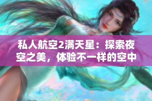 私人航空2满天星：探索夜空之美，体验不一样的空中之旅