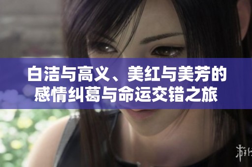 白洁与高义、美红与美芳的感情纠葛与命运交错之旅