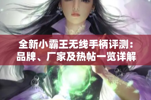 全新小霸王无线手柄评测：品牌、厂家及热帖一览详解