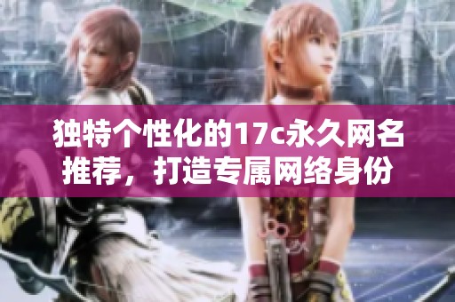 独特个性化的17c永久网名推荐，打造专属网络身份
